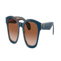 GIORGIO ARMANI Man Sunglasses AR8207 - Frame color: Top Blue/Transparent Brown, Lens color: Gradient Brown