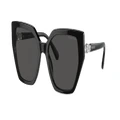 SWAROVSKI Woman Sunglasses SK6016 - Frame color: Black, Lens color: Dark Grey