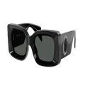 VERSACE Unisex Sunglasses VE4474U - Frame color: Black, Lens color: Dark Grey