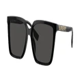 BURBERRY Woman Sunglasses BE4411D - Frame color: Black, Lens color: Dark Grey