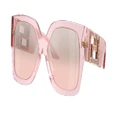 VERSACE Woman Sunglasses VE4402 - Frame color: Transparent Pink, Lens color: Light Pink Mirror Silver