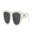 CELINE Woman Sunglasses Monochroms Cl40278U - Frame color: Ivory, Lens color: Grey