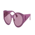 VERSACE Woman Sunglasses VE2263 - Frame color: Metallic Fuxia, Lens color: Dark Violet Mirror Silver Int
