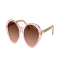 VERSACE Woman Sunglasses VE4469 - Frame color: Pink Transparent, Lens color: Pink Gradient Grey