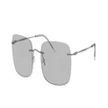 GIORGIO ARMANI Man Sunglasses AR1512M - Frame color: Matte Gunmetal, Lens color: Light Grey