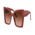 JIMMY CHOO Woman Sunglasses JC5001B - Frame color: Red, Lens color: Pink Gradient Grey