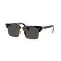 MIU MIU Woman Sunglasses MU 10ZS - Frame color: Black, Lens color: Dark Grey