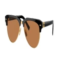 MIU MIU Woman Sunglasses MU 09ZS - Frame color: Black, Lens color: Brown