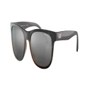 ARMANI EXCHANGE Man Sunglasses AX4103S - Frame color: Matte Havana, Lens color: Mirror Silver Polar