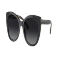 COACH Woman Sunglasses HC8365U CH566 - Frame color: Black/Dark Tortoise, Lens color: Grey Gradient Polar