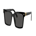 MIU MIU Woman Sunglasses MU 13ZS - Frame color: Black, Lens color: Dark Grey