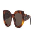 CELINE Woman Sunglasses Bold 3 Dots Cl40277I - Frame color: Tortoise, Lens color: Brown
