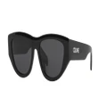 CELINE Woman Sunglasses Monochroms Cl40278U - Frame color: Black Shiny, Lens color: Grey