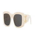 CELINE Woman Sunglasses Triomphe Cl40282U - Frame color: Ivory, Lens color: Grey