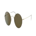 GIORGIO ARMANI Man Sunglasses AR6115T - Frame color: Pale Gold, Lens color: Dark Brown