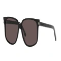 SAINT LAURENT Man Sunglasses SL 599 - Frame color: Black, Lens color: Black