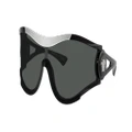 VERSACE Unisex Sunglasses VE4475 - Frame color: Black, Lens color: Dark Grey