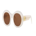 CELINE Woman Sunglasses CL40194U - Frame color: White, Lens color: Brown