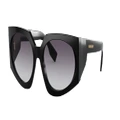 BURBERRY Woman Sunglasses BE4306 Juno - Frame color: Black, Lens color: Grey Gradient