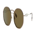 BURBERRY Woman Sunglasses BE3127D - Frame color: Brown, Lens color: Dark Brown