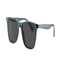 OLIVER PEOPLES Unisex Sunglasses OV5437SU Ollis Sun - Frame color: Washed Teal, Lens color: Carbon Grey