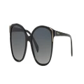 PRADA Woman Sunglasses PR 01OS CONCEPTUAL - Frame color: Black, Lens color: Polarized Grey Gradient