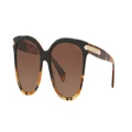 COACH Woman Sunglasses HC8132 L109 - Frame color: Black Tortoise Gradient, Lens color: Brown Gradient Polarized