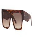 CELINE Woman Sunglasses CL40092I - Frame color: Tortoise Brown, Lens color: Brown Grad