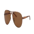 OAKLEY Woman Sunglasses OO4079 Feedback - Frame color: Rose Gold, Lens color: Prizm Tungsten Polarized