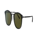 OLIVER PEOPLES Man Sunglasses OV5350S OP-506 Sun - Frame color: Semi-Matte Black-Matte Black, Lens color: Green