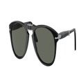 PERSOL Man Sunglasses PO0714 714 - Original - Frame color: Black, Lens color: Green Polarized