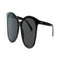 COACH Woman Sunglasses HC8271U L1101 - Frame color: Black, Lens color: Dark Grey