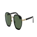 PERSOL Man Sunglasses PO2471S - Frame color: Black, Lens color: Green Polarized
