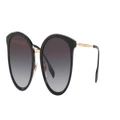 BURBERRY Woman Sunglasses BE4289D - Frame color: Black, Lens color: Grey Gradient
