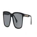 EMPORIO ARMANI Man Sunglasses EA4047 - Frame color: Rubber Black, Lens color: Grey Polarized