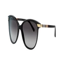 BURBERRY Woman Sunglasses BE4216 - Frame color: Black, Lens color: Grey Gradient