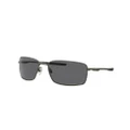 OAKLEY Man Sunglasses OO4075 Square Wire™ - Frame color: Carbon, Lens color: Grey Polarized