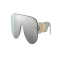 VERSACE Man Sunglasses VE4391 - Frame color: Transparent Grey, Lens color: Light Grey Mirror Silver