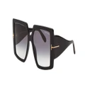 TOM FORD Woman Sunglasses FT0790 - Frame color: Black Shiny, Lens color: Grey Grad