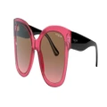 VOGUE EYEWEAR Woman Sunglasses VO5338S - Frame color: Transparent Cherry, Lens color: Violet Gradient Brown
