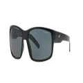 ARNETTE Unisex Sunglasses AN4202 Fastball - Frame color: Shiny Black, Lens color: Polarized Dark Grey