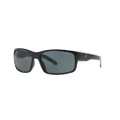 ARNETTE Unisex Sunglasses AN4202 Fastball - Frame color: Shiny Black, Lens color: Polarized Dark Grey