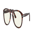 PERSOL Man Sunglasses PO0649 649 - Photochromic - Frame color: Havana, Lens color: Photochromic Clear to Grey with Blue Light Filter