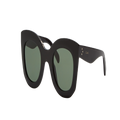 CELINE Woman Sunglasses CL4005IN - Frame color: Black, Lens color: Green