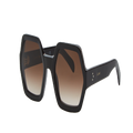 CELINE Woman Sunglasses CL40131I - Frame color: Black Shiny, Lens color: Brown Gradient