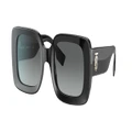 BURBERRY Woman Sunglasses BE4327 Delilah - Frame color: Black, Lens color: Grey Gradient
