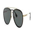 BURBERRY Man Sunglasses BE3125 Oliver - Frame color: Gold, Lens color: Polarized Dark Grey