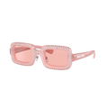 MIU MIU Woman Sunglasses MU 09XS - Frame color: Pink Opal, Lens color: Light Pink