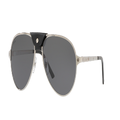 CARTIER Man Sunglasses CT0034S - Frame color: Gunmetal Black, Lens color: Grey Polar