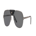 CARTIER Unisex Sunglasses CT0165S - Frame color: Black, Lens color: Grey